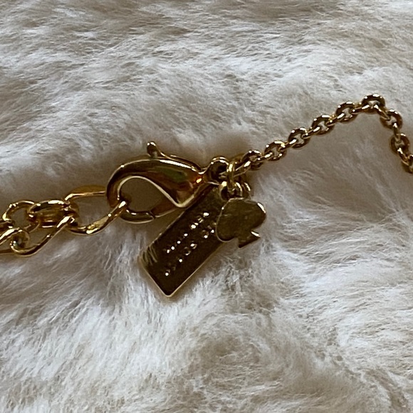 Kate Spade Gold Necklace with Square Spade Charms - Picture 2 of 6